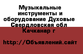 Музыкальные инструменты и оборудование Духовые. Свердловская обл.,Качканар г.